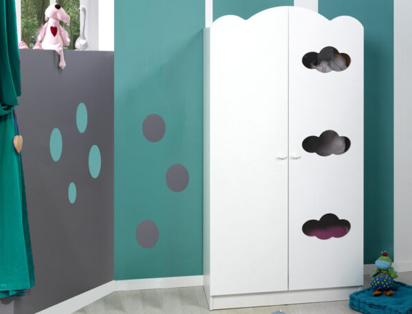 Armoire bébé chambre altea blanche