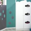 Armoire bébé altéa blanche, fermée