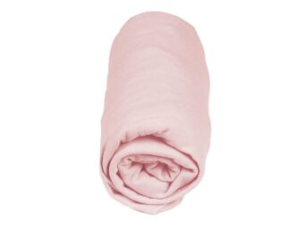 Drap Housse Bambou 90×140 cm rose