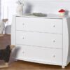 Commode bébé et enfant Médéa Blanc