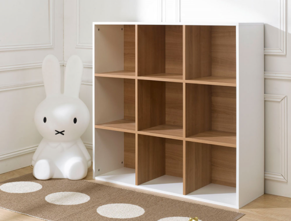 Casier Milo 9 cases blanc – Image 2