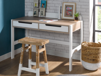 Bureau 2 tiroirs Nomade