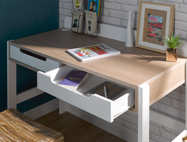 Bureau 2 tiroirs Nomade – Image 2