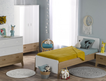 Chambre complète enfant Archipel avec sommier compris