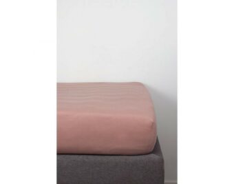 Drap housse GREEN CLIM rose poudré 70X140 cm