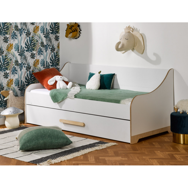 Lit banquette gigogne Boreal 90x190 cm + 2 Matelas – Image 2