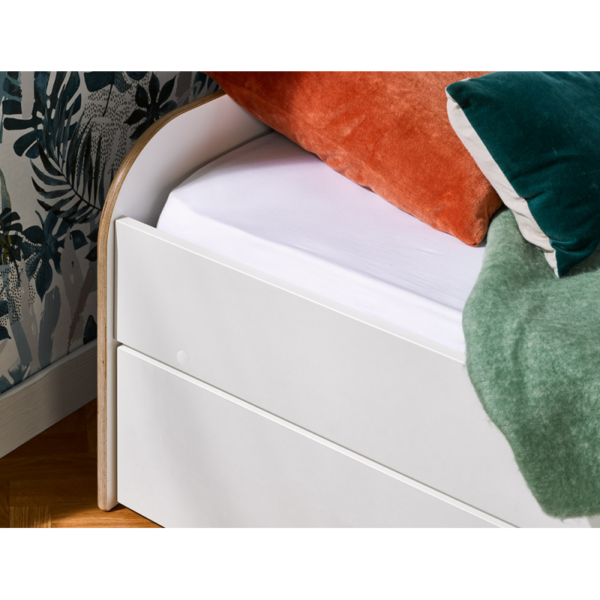 Lit banquette gigogne Boreal 90x190 cm + 2 Matelas – Image 4