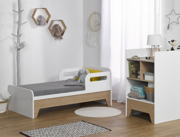 Lit bébé évolutif combiné Calisson + matelas 40x80 – Image 2