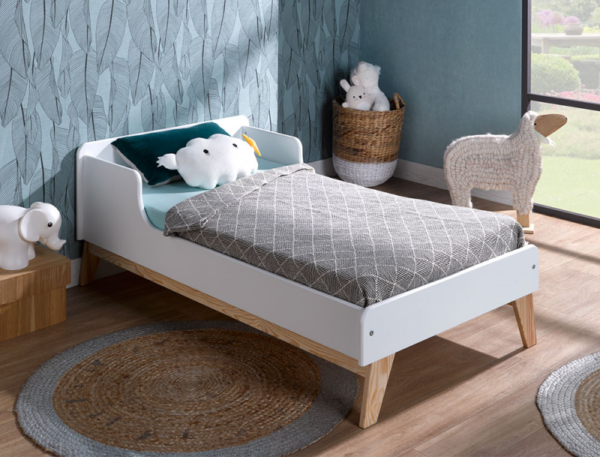 Lit bébé évolutif Equilibre 70x140 cm + Matelas – Image 4