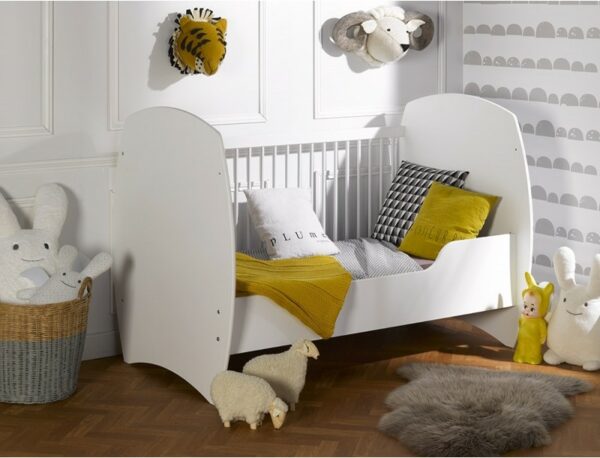 Chambre bébé complète Médéa blanche 70x140 cm – Image 3