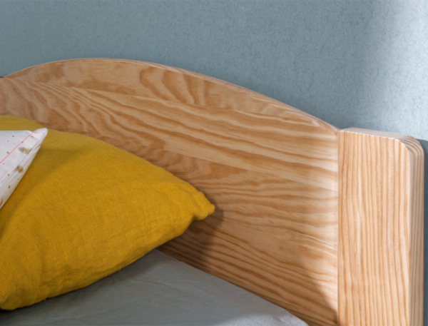 Pack lit enfant Opale pin naturel  + Tiroir lit + 1 matelas + Sommier – Image 3