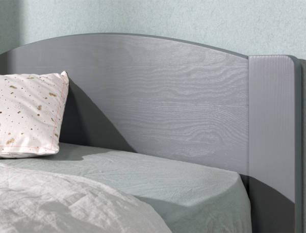 Lit enfant Opale gris flanelle 90x200 cm – Image 3