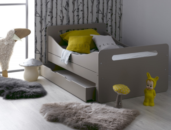 Lit enfant évolutif Féroé lin + Tiroir & Matelas – Image 2