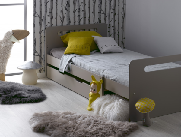 Lit enfant évolutif Féroé lin + Tiroir & Matelas – Image 4