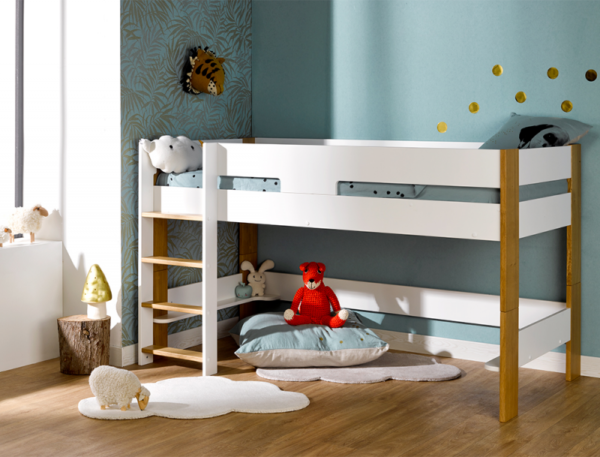 Lit mezzanine Scandi 90x190 cm + Matelas – Image 3