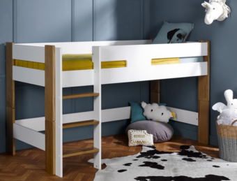 Lit demi-hauteur enfant Scandi 90×190 cm