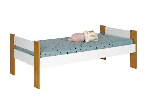 Lit demi-hauteur Scandi 90x190 cm + Matelas – Image 4