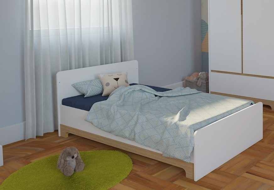 Matelas lit bébé 70x140x11 cm - Laurette