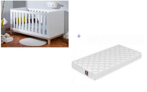 Lit bébé Evidence 70x140 cm + Matelas