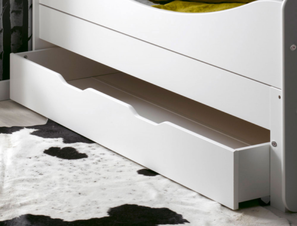 Lit enfant évolutif Féroé blanc + Tiroir & Matelas – Image 2
