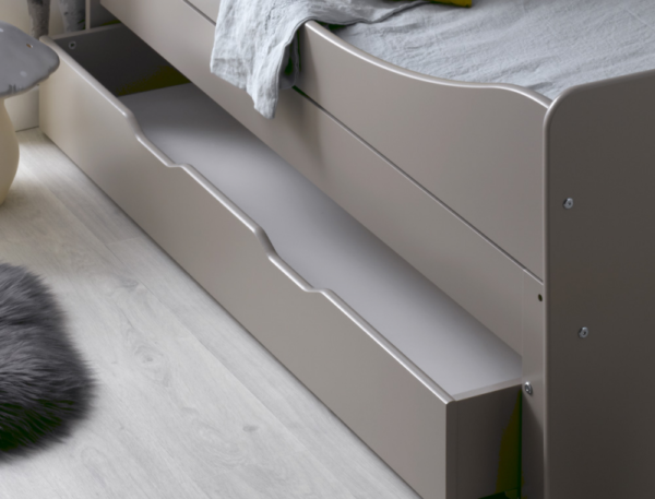 Lit enfant évolutif Féroé lin + Tiroir & Matelas – Image 5