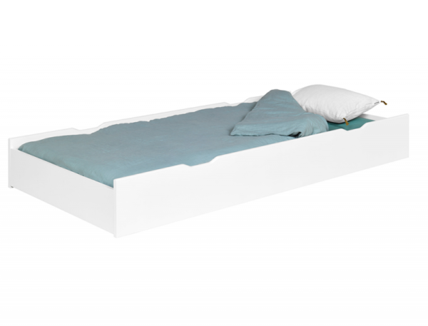 Pack lit enfant Opale blanc + Tiroir lit + Matelas + Sommier – Image 4