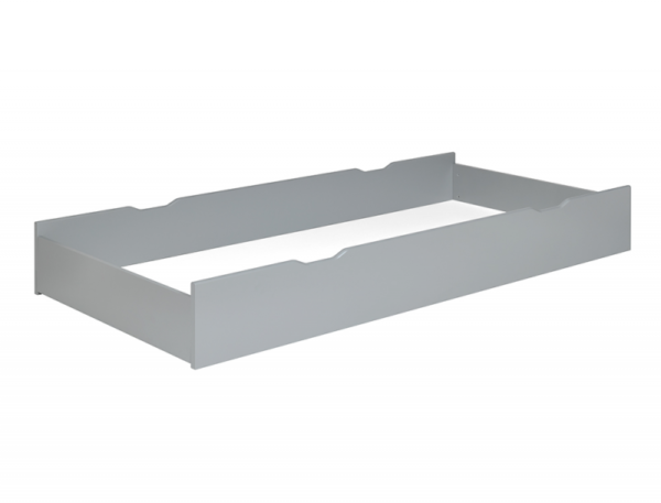 Pack lit enfant Opale gris flanelle + Tiroir lit + 1 matelas + Sommier – Image 4
