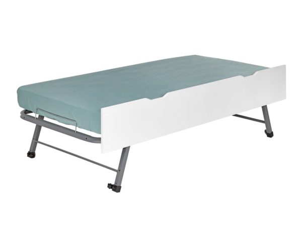 Lit gigogne Milor blanc 90x200 cm – Image 4