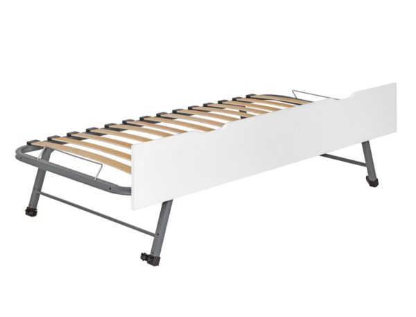 Lit gigogne Milor blanc 90x200 cm – Image 3